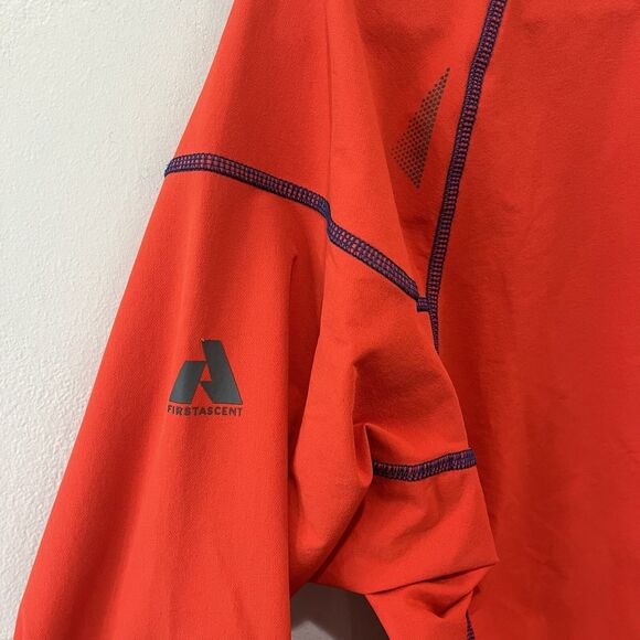 Eddie Bauer Jacket Men’s Medium Orange First Ascent Sandstone Stretch Zip Nylon - Picture 6 of 9